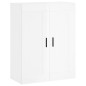 vidaXL Aparador alto madera contrachapada blanco brillo 69,5x34x180 cm vidaXL Aparador alto madera contrachapada blanco brillo 69,5x34x180 cm