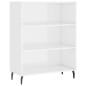 vidaXL Aparador alto madera contrachapada blanco brillo 69,5x34x180 cm vidaXL Aparador alto madera contrachapada blanco brillo 69,5x34x180 cm