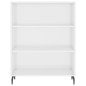 vidaXL Aparador alto madera contrachapada blanco brillo 69,5x34x180 cm vidaXL Aparador alto madera contrachapada blanco brillo 69,5x34x180 cm
