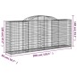 vidaXL Cestas gaviones 20 uds forma de arco hierro 300x50x120/140 cm vidaXL Cestas gaviones 20 uds forma de arco hierro 300x50x120/140 cm