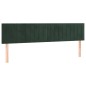 vidaXL Cama box spring con colchón terciopelo verde oscuro 200x200 cm vidaXL Cama box spring con colchón terciopelo verde oscuro 200x200 cm