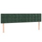 vidaXL Cama box spring con colchón terciopelo verde oscuro 180x200 cm vidaXL Cama box spring con colchón terciopelo verde oscuro 180x200 cm