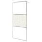 vidaXL Mampara ducha con estante vidrio ESG y aluminio cromo 90x195 cm vidaXL Mampara ducha con estante vidrio ESG y aluminio cromo 90x195 cm