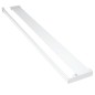 vidaXL Mampara ducha con estante vidrio ESG y aluminio cromo 90x195 cm vidaXL Mampara ducha con estante vidrio ESG y aluminio cromo 90x195 cm