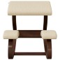 vidaXL Taburete rodillas madera contrachapada abedul crema 48x71x51 cm vidaXL Taburete rodillas madera contrachapada abedul crema 48x71x51 cm