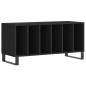 vidaXL Mueble para discos madera contrachapada negro 100x38x48 cm vidaXL Mueble para discos madera contrachapada negro 100x38x48 cm