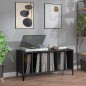 vidaXL Mueble para discos madera contrachapada negro 100x38x48 cm vidaXL Mueble para discos madera contrachapada negro 100x38x48 cm