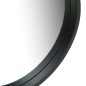 vidaXL Espejo de pared con correa negro 40 cm vidaXL Espejo de pared con correa negro 40 cm