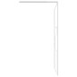 vidaXL Mampara ducha con estante vidrio ESG y aluminio blanco 100x195cm vidaXL Mampara ducha con estante vidrio ESG y aluminio blanco 100x195cm