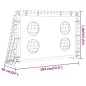 vidaXL Portería con red de entrenamiento acero 184x61x122 cm vidaXL Portería con red de entrenamiento acero 184x61x122 cm