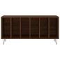 vidaXL Mueble discos madera contrachapada roble marrón 100x38x48 cm