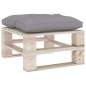 vidaXL Muebles de jardín de palets 4 pzas con cojines madera de pino vidaXL Muebles de jardín de palets 4 pzas con cojines madera de pino
