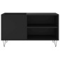 vidaXL Mueble de discos madera de ingeniería negro 85x38x48 cm vidaXL Mueble de discos madera de ingeniería negro 85x38x48 cm