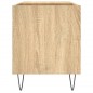 vidaXL Mueble de discos madera de ingeniería roble Sonoma 85x38x48 cm vidaXL Mueble de discos madera de ingeniería roble Sonoma 85x38x48 cm