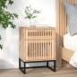 vidaXL Mesita de noche hierro y madera contrachapada 40x30x55,5 cm vidaXL Mesita de noche hierro y madera contrachapada 40x30x55,5 cm