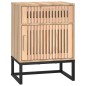 vidaXL Mesita de noche hierro y madera contrachapada 40x30x55,5 cm vidaXL Mesita de noche hierro y madera contrachapada 40x30x55,5 cm