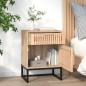 vidaXL Mesita de noche hierro y madera contrachapada 40x30x55,5 cm vidaXL Mesita de noche hierro y madera contrachapada 40x30x55,5 cm