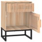 vidaXL Mesita de noche hierro y madera contrachapada 40x30x55,5 cm vidaXL Mesita de noche hierro y madera contrachapada 40x30x55,5 cm