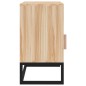 vidaXL Mesita de noche hierro y madera contrachapada 40x30x55,5 cm vidaXL Mesita de noche hierro y madera contrachapada 40x30x55,5 cm