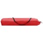 vidaXL Tumbona doble plegable acero roja