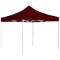 vidaXL Carpa plegable profesional de aluminio color burdeos 2x2 m vidaXL Carpa plegable profesional de aluminio color burdeos 2x2 m