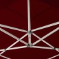vidaXL Carpa plegable profesional de aluminio color burdeos 2x2 m vidaXL Carpa plegable profesional de aluminio color burdeos 2x2 m