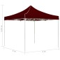 vidaXL Carpa plegable profesional de aluminio color burdeos 2x2 m vidaXL Carpa plegable profesional de aluminio color burdeos 2x2 m