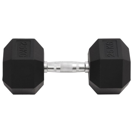 vidaXL Mancuerna hierro fundido 25 kg
