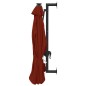 vidaXL Sombrilla de pared con LEDs y poste de metal 300 cm terracota vidaXL Sombrilla de pared con LEDs y poste de metal 300 cm terracota