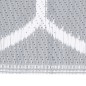 vidaXL Alfombra de exterior PP gris 80x250 cm vidaXL Alfombra de exterior PP gris 80x250 cm
