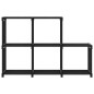 vidaXL Estantería de 5 cubos de tela negra 103x30x72,5 cm vidaXL Estantería de 5 cubos de tela negra 103x30x72,5 cm