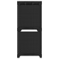 vidaXL Estantería de 5 cubos de tela negra 103x30x72,5 cm vidaXL Estantería de 5 cubos de tela negra 103x30x72,5 cm