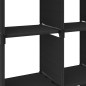 vidaXL Estantería de 5 cubos de tela negra 103x30x72,5 cm vidaXL Estantería de 5 cubos de tela negra 103x30x72,5 cm