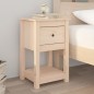 vidaXL Mesita de noche madera maciza de pino 40x35x61,5 cm vidaXL Mesita de noche madera maciza de pino 40x35x61,5 cm