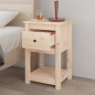 vidaXL Mesita de noche madera maciza de pino 40x35x61,5 cm vidaXL Mesita de noche madera maciza de pino 40x35x61,5 cm
