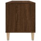 vidaXL Mueble discos madera contrachapada roble marrón 100x38x48 cm vidaXL Mueble discos madera contrachapada roble marrón 100x38x48 cm