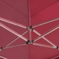 vidaXL Carpa plegable profesional de aluminio rojo vino tinto 6x3m vidaXL Carpa plegable profesional de aluminio rojo vino tinto 6x3m