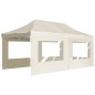 vidaXL Carpa plegable profesional y paredes aluminio crema 6x3m vidaXL Carpa plegable profesional y paredes aluminio crema 6x3m