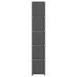vidaXL Estantería de 15 cubos con cajas de tela gris 103x30x175,5 cm vidaXL Estantería de 15 cubos con cajas de tela gris 103x30x175,5 cm