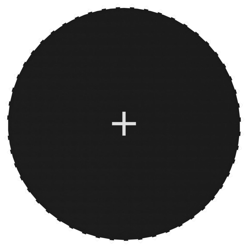 vidaXL Lona de salto para cama elástica redonda tela negro 3,05 m vidaXL Lona de salto para cama elástica redonda tela negro 3,05 m