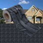 vidaXL Paneles de privacidad 4 uds PVC gris 35x0,19 m