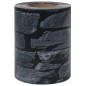 vidaXL Paneles de privacidad 4 uds PVC gris 35x0,19 m