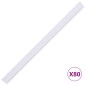 vidaXL Paneles de privacidad 4 uds PVC gris 35x0,19 m