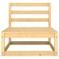 vidaXL Juego de muebles de jardín 8 piezas madera maciza de pino vidaXL Juego de muebles de jardín 8 piezas madera maciza de pino