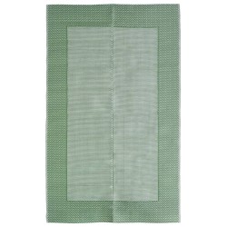 vidaXL Alfombra de exterior PP verde 140x200 cm