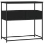 vidaXL Mesa consola madera de ingeniería negra 75x40x75 cm vidaXL Mesa consola madera de ingeniería negra 75x40x75 cm