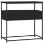 vidaXL Mesa consola madera de ingeniería negra 75x40x75 cm vidaXL Mesa consola madera de ingeniería negra 75x40x75 cm