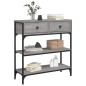 vidaXL Mesa consola madera de ingeniería gris Sonoma 72,5x25x75 cm vidaXL Mesa consola madera de ingeniería gris Sonoma 72,5x25x75 cm