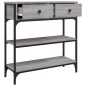 vidaXL Mesa consola madera de ingeniería gris Sonoma 72,5x25x75 cm vidaXL Mesa consola madera de ingeniería gris Sonoma 72,5x25x75 cm