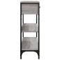 vidaXL Mesa consola madera de ingeniería gris Sonoma 72,5x25x75 cm vidaXL Mesa consola madera de ingeniería gris Sonoma 72,5x25x75 cm